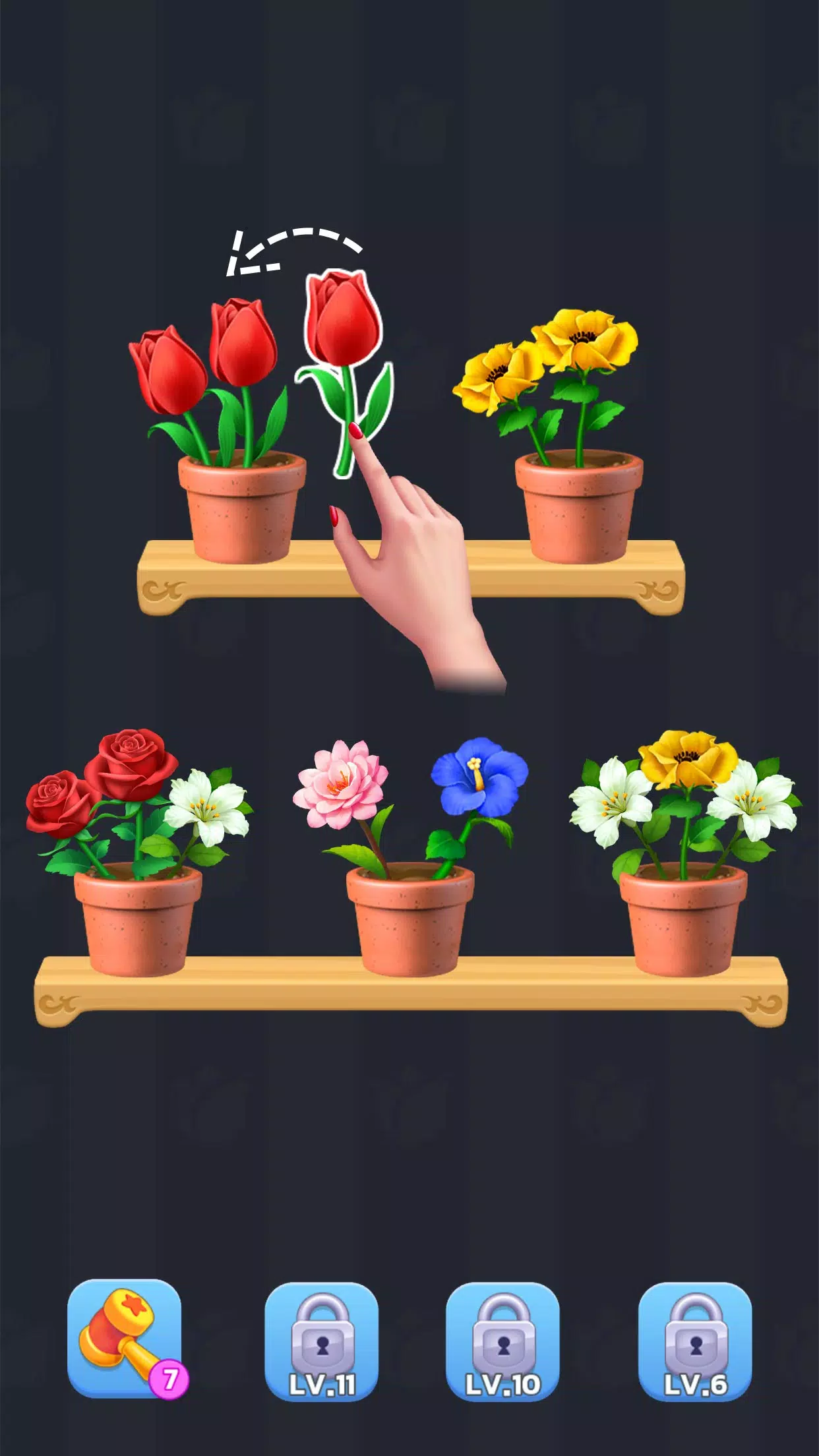 Blossom Sort® - Flower Games Captura de tela 0