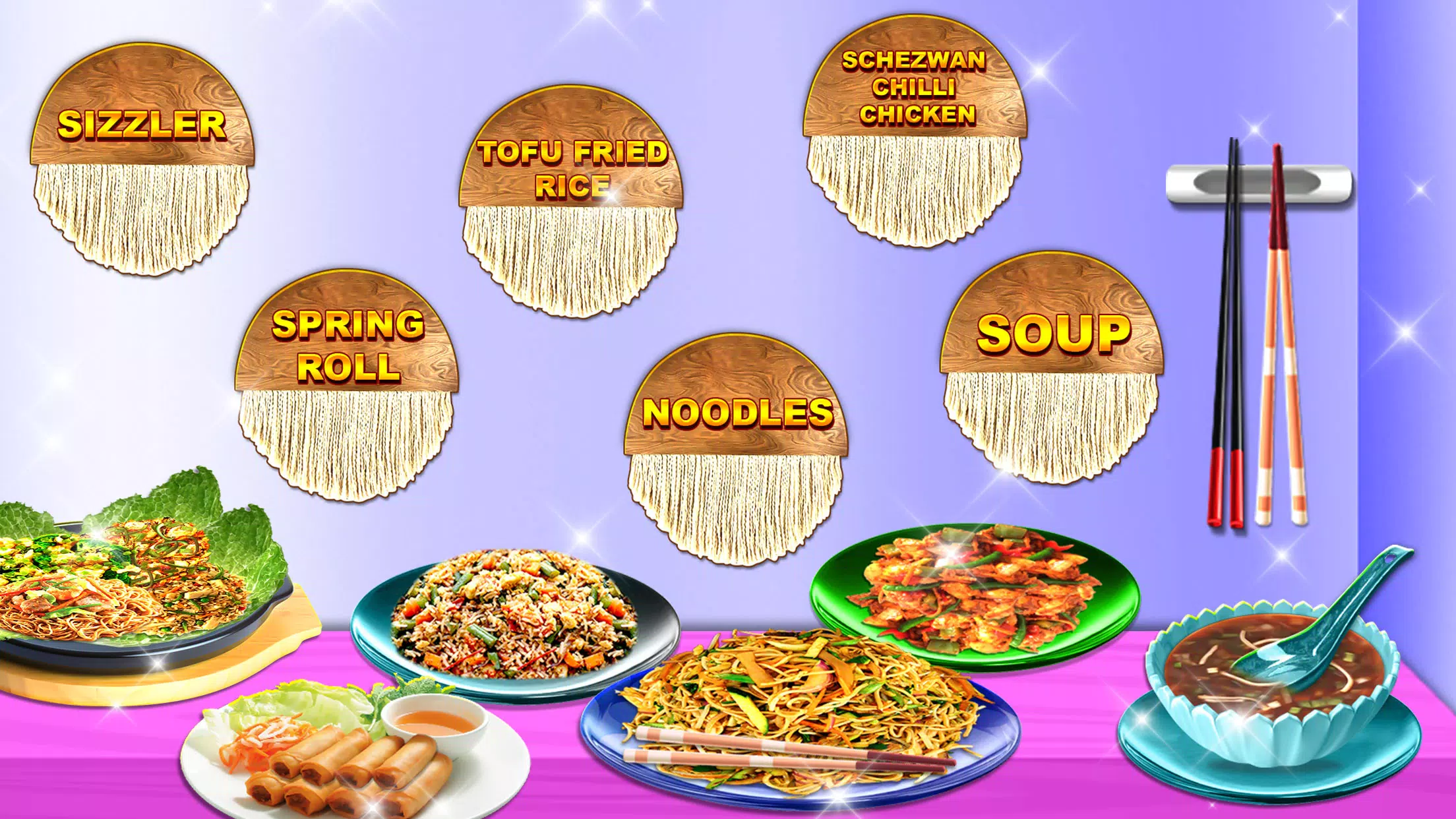 Lunar Chinese Food Maker Game Ekran Görüntüsü 1