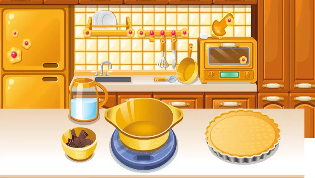 girls cooking games chocolate Capture d'écran 1