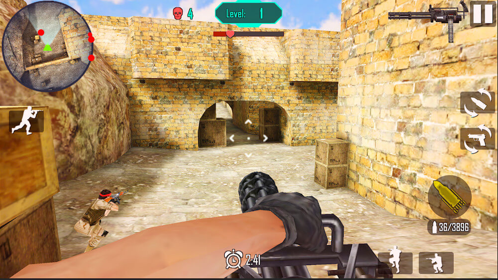 Gun Shoot War: Dead Ops Mod 螢幕截圖 0