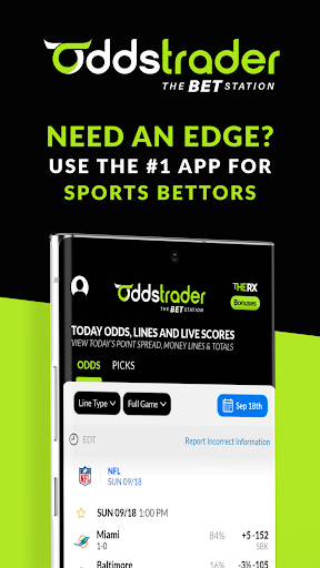 OddsTrader: Sports Betting ภาพหน้าจอ 0