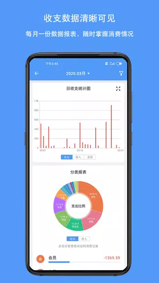 QianJi - Finance, Budgets Screenshot 1