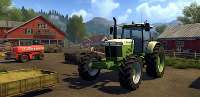 Farmland Tractor Farming Games Zrzut ekranu 0