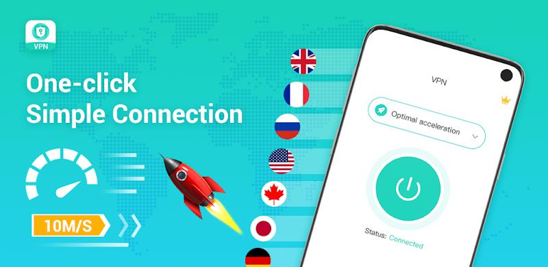 VPN - Fast & Unlimited VPN Tangkapan skrin 1