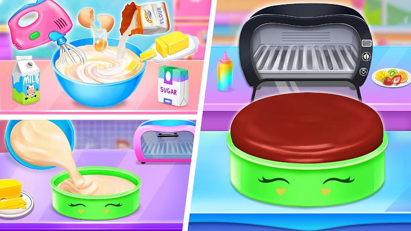 Ice cream Cake Maker Cake Game ภาพหน้าจอ 1