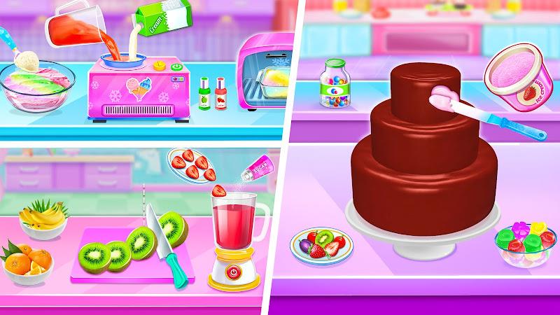 Ice cream Cake Maker Cake Game ภาพหน้าจอ 2