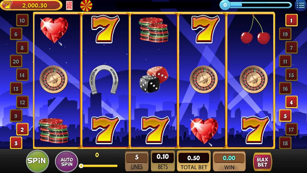 Texas Hold'em + Slot Machines 2 in 1 Ekran Görüntüsü 1