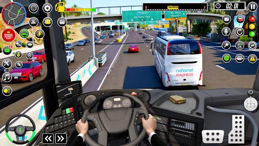 Grand City Racing Bus Sim 3D Schermafbeelding 3