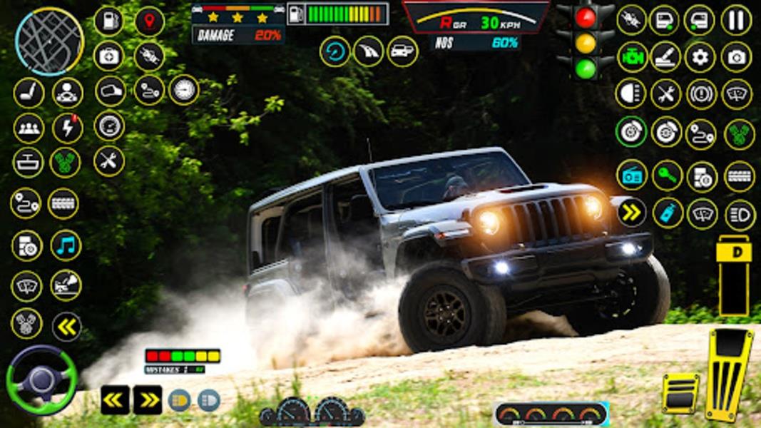 US Suv Jeep Driving: 4x4 Games Tangkapan skrin 1