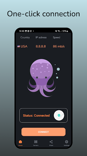 Octopus VPN & Proxy 螢幕截圖 0