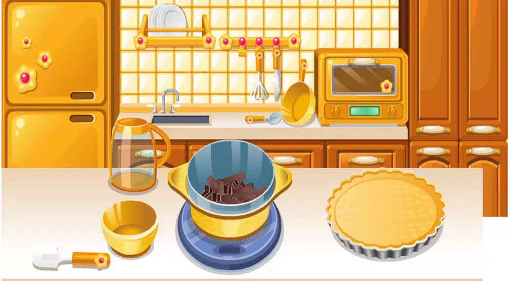 girls cooking games chocolate Capture d'écran 3