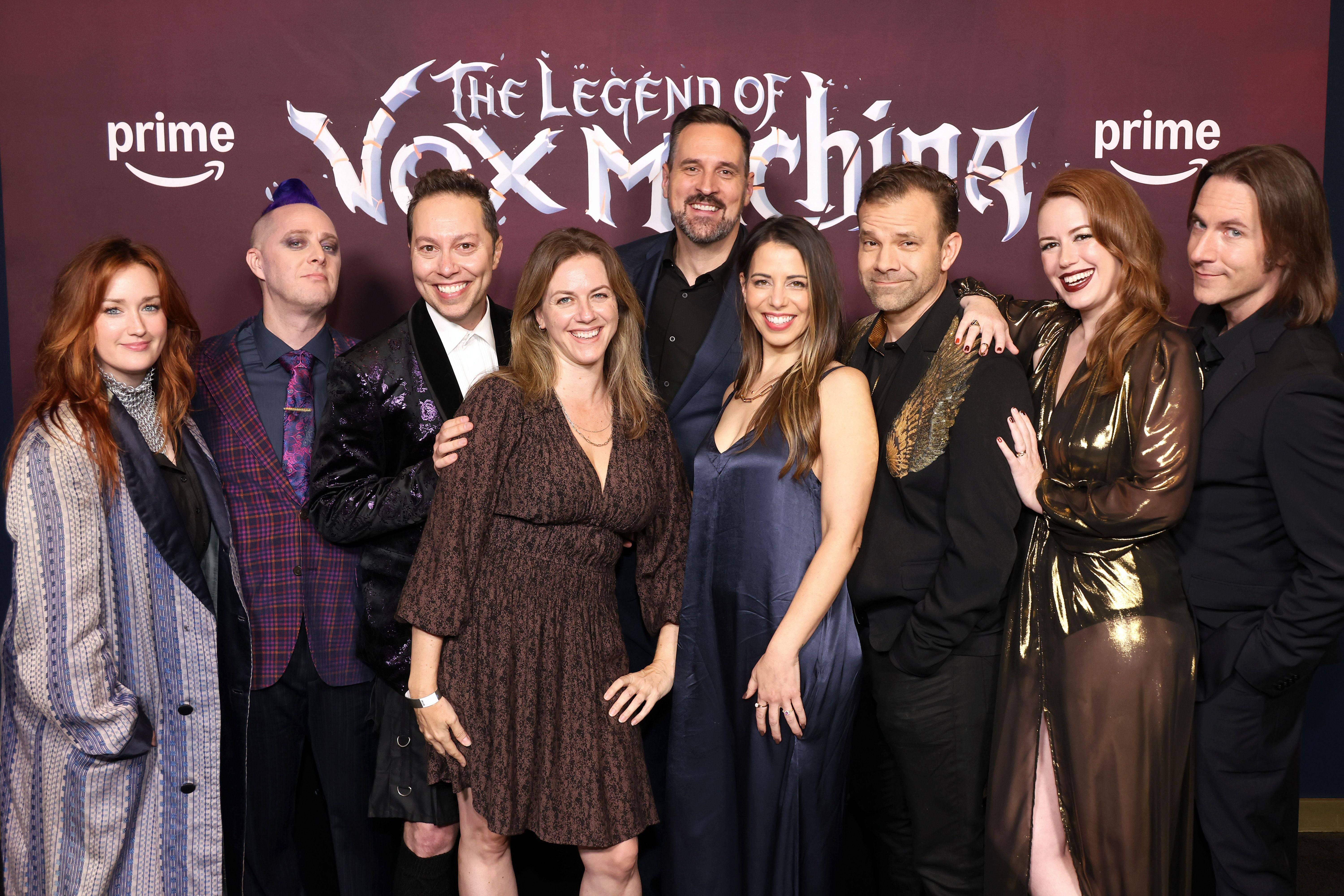 Il cast della leggenda di Vox Machina.