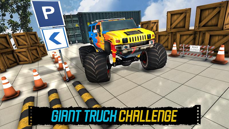 Monster Truck Parking Game 3D स्क्रीनशॉट 0