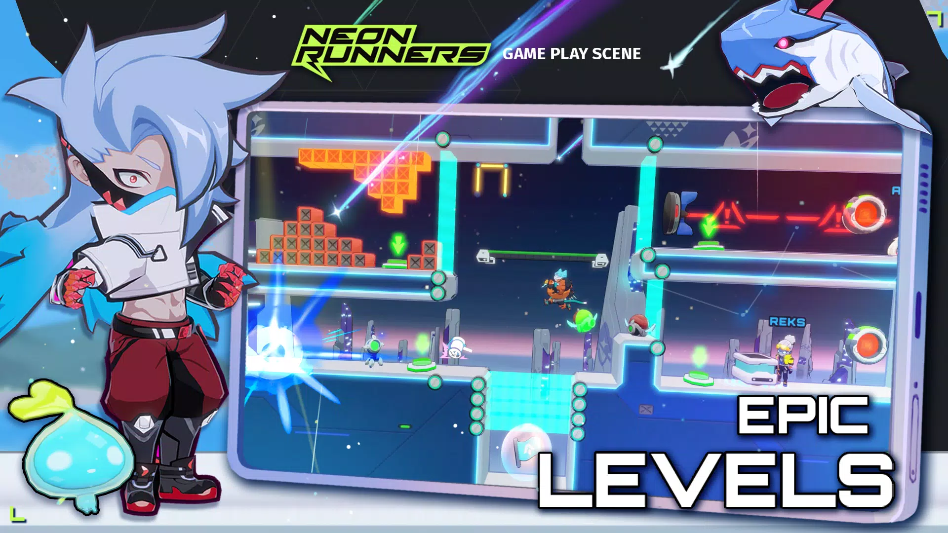 Neon Runners Screenshot 0