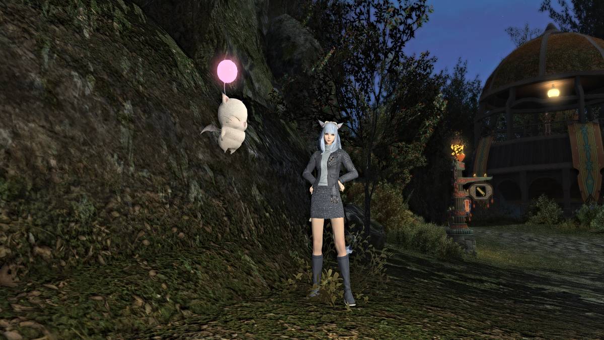 Initerant Moogle NPC in Final Fantasy XIV