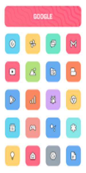 Crayon Adaptive IconPack 螢幕截圖 1