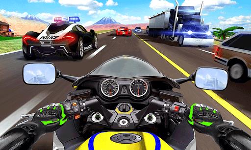 Moto Bike Highway Traffic Race Captura de tela 2