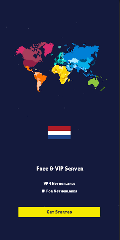 Schermata VPN NetherLands - IP for NL 3