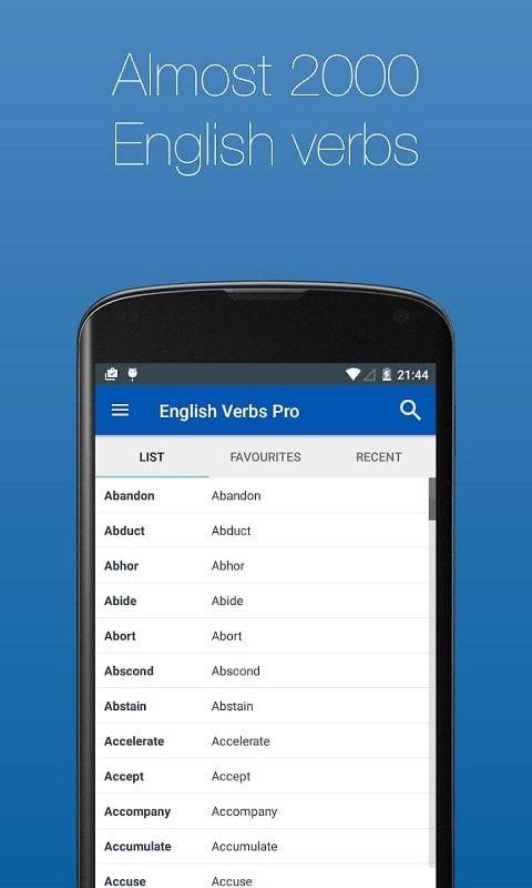 English Verb Conjugator Pro Screenshot 3