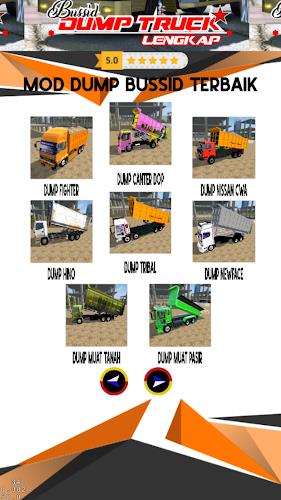 Bussid Dump Truck Lengkap应用截图第3张