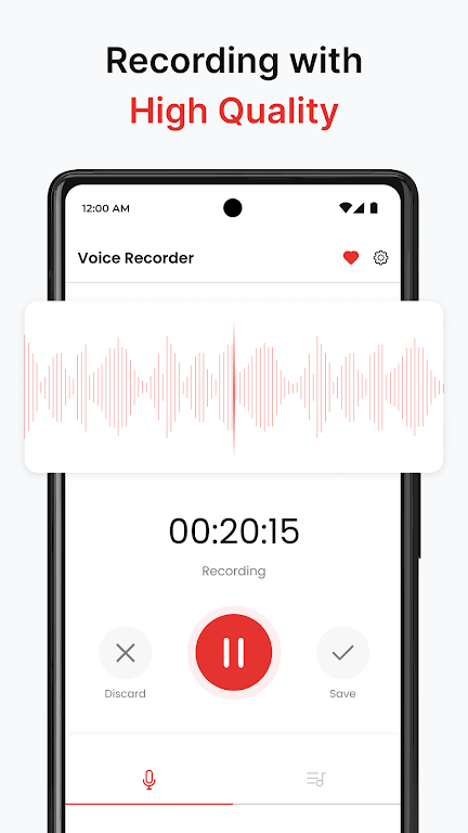 Voice Recorder - Audio Memos Ekran Görüntüsü 1