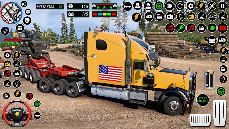 US Cargo Truck Simulator Games ဖန်သားပြင်ဓာတ်ပုံ 2