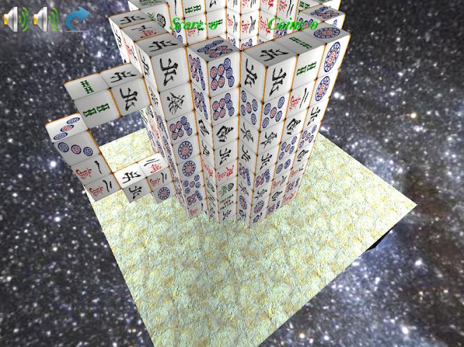 Mahjong 3D Cube Solitaire Скриншот 1