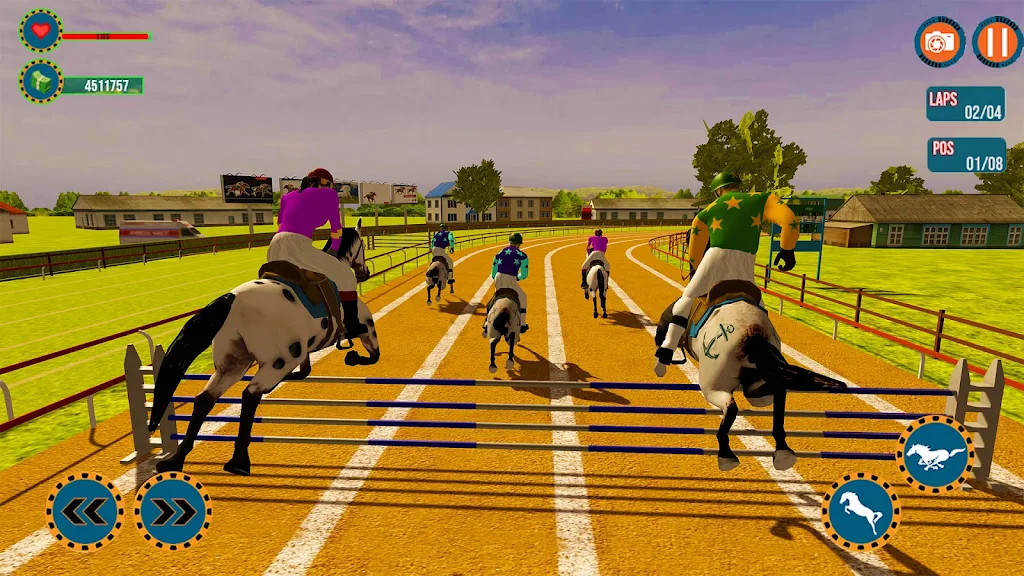 Racing Jeu d'équitation 3D Capture d'écran 2