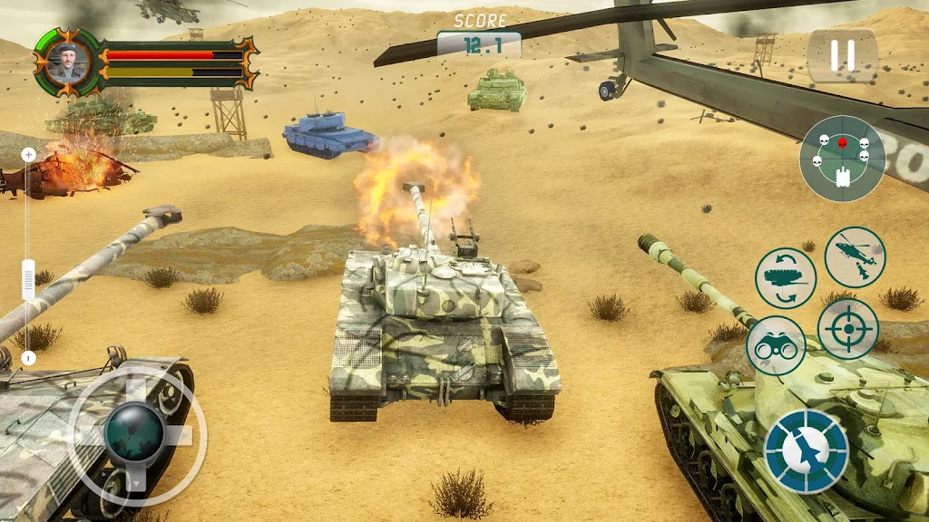 Army Tank Games Offline 3d ဖန်သားပြင်ဓာတ်ပုံ 0