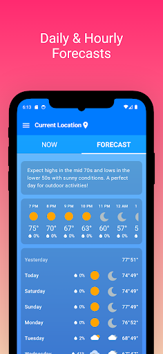 Schermata Weather on Homescreen 2