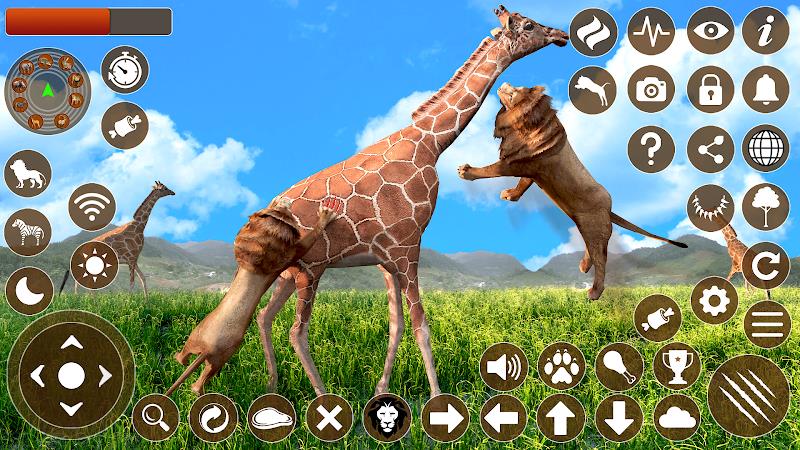 Lion Games 3D Animal Simulator स्क्रीनशॉट 3