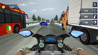 Endless Moto Traffic Racer 3D Screenshot 0