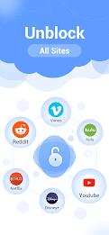 MOON: Anti Blokir VPN Browser 스크린샷 2