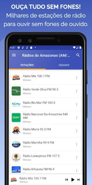 Rádios do Amazonas (AM/FM)应用截图第2张