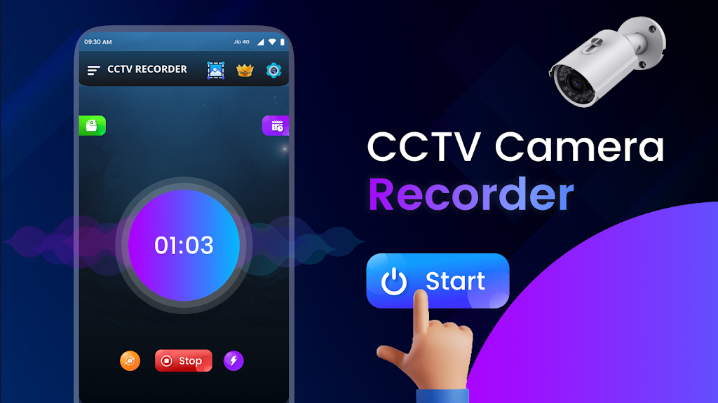 CCTV Camera Video Recorder App Ekran Görüntüsü 0