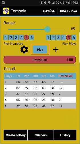 Lottery Strategy Schermafbeelding 2