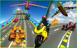 Rocket Car Racing Stunts Captura de pantalla 2