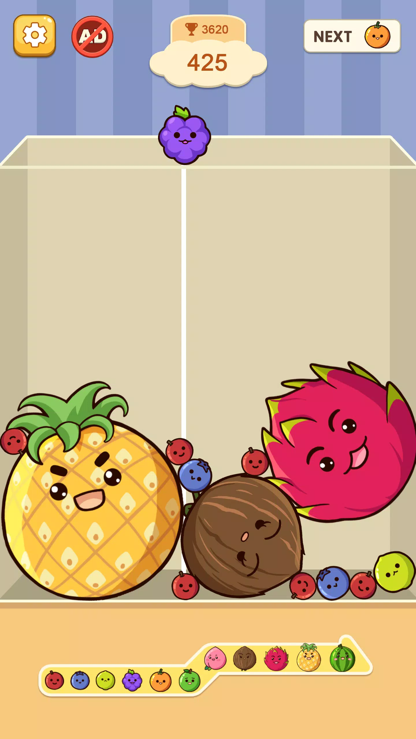 Schermata Fruit Merge: Juicy Drop Game 1