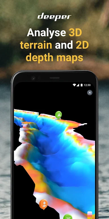 Fish Deeper - Fishing App ภาพหน้าจอ 1