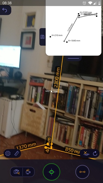 AR Ruler App: Tape Measure Cam Captura de pantalla 1