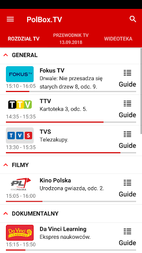 PolBox.TV Zrzut ekranu 0