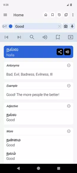 English Tamil Dictionary Screenshot 0