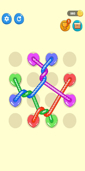 Tangled Line 3D: Knot Twisted Скриншот 0