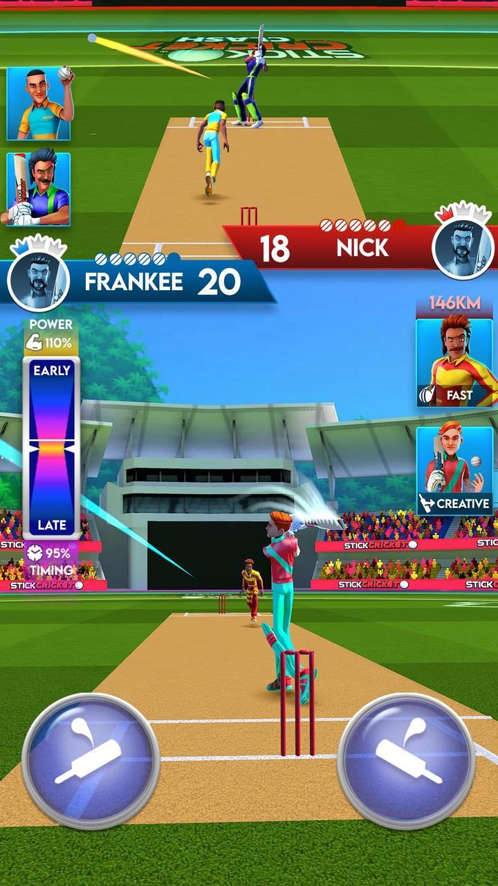 Stick Cricket Clash Schermafbeelding 0