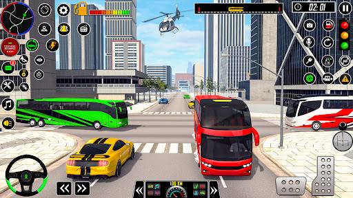 Grand City Racing Bus Sim 3D Schermafbeelding 1