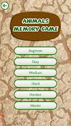 Schermata Animals Memory Game 1