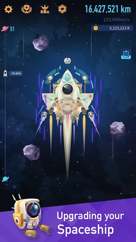 Space Colonizers Idle Clicker স্ক্রিনশট 1