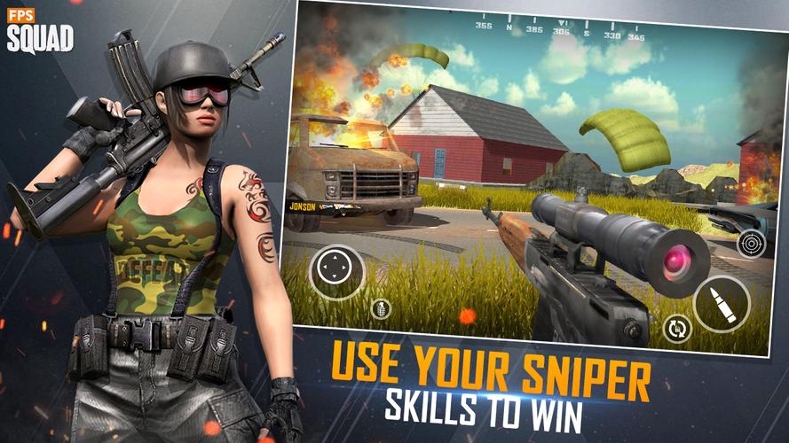 FPS Squad - Gun Shooting Games Скриншот 1