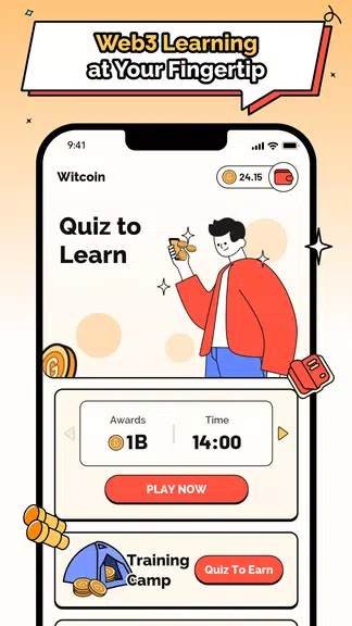 Witcoin: Web3 Play to Learn ဖန်သားပြင်ဓာတ်ပုံ 0