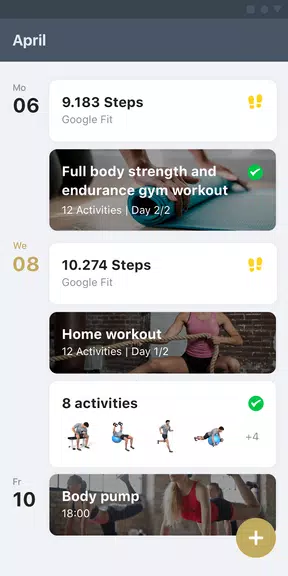 MyPersonalTrainer - FitnessApp Screenshot 1